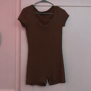 Medium, brown romper SHIEN